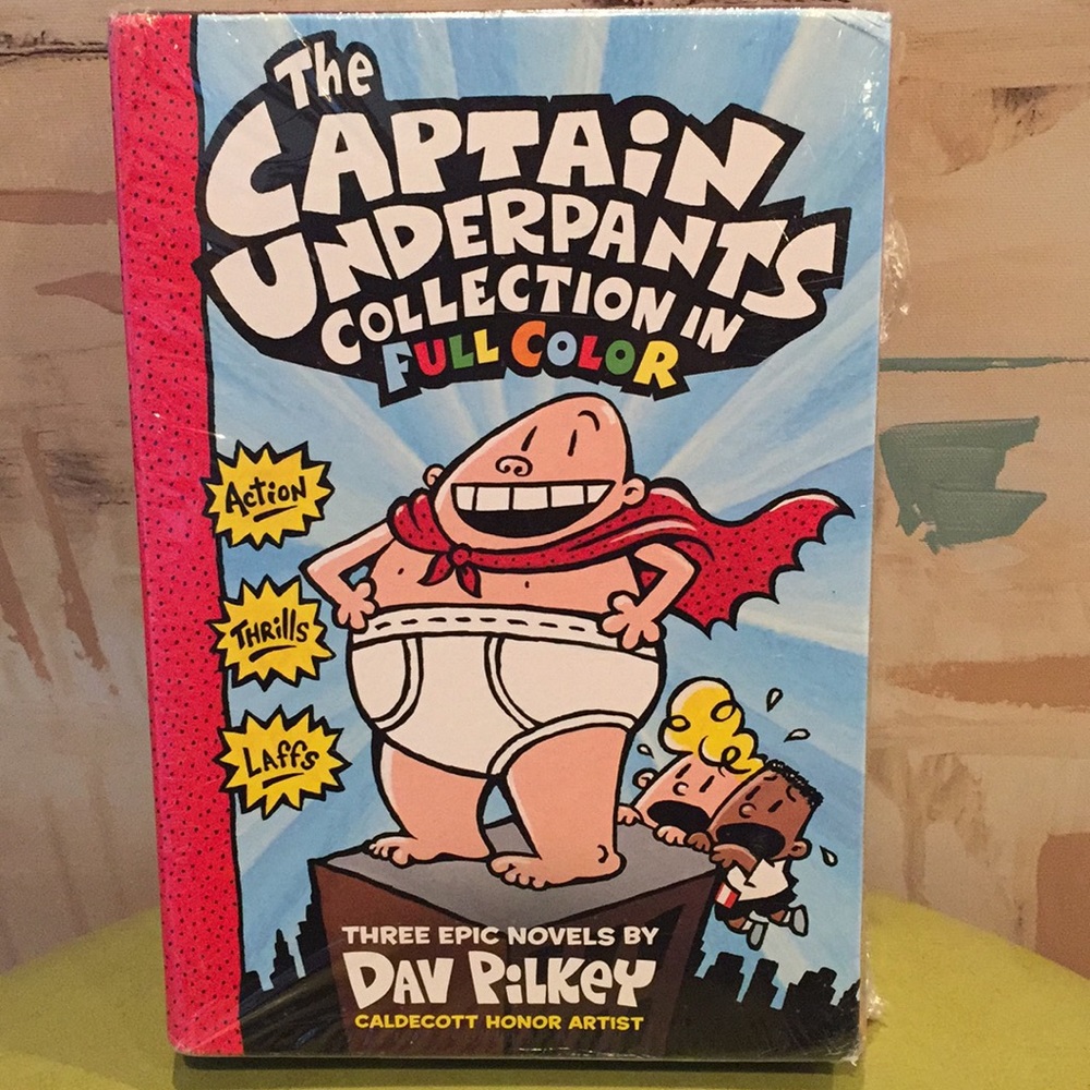 The Captain Underpants (3)BOOK Collection in Color